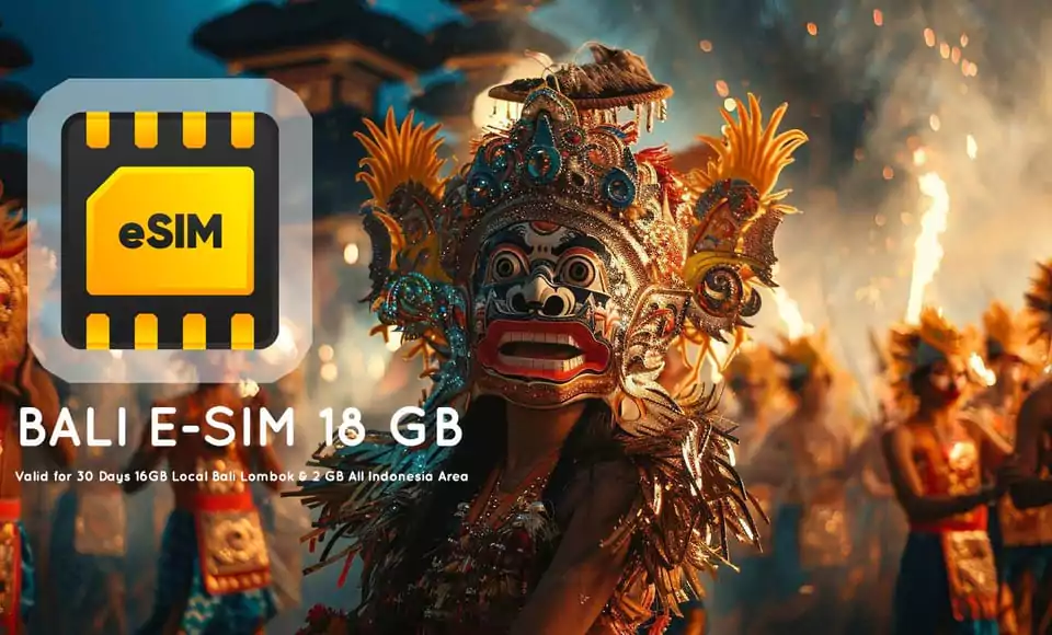 Bali esim 24 GB