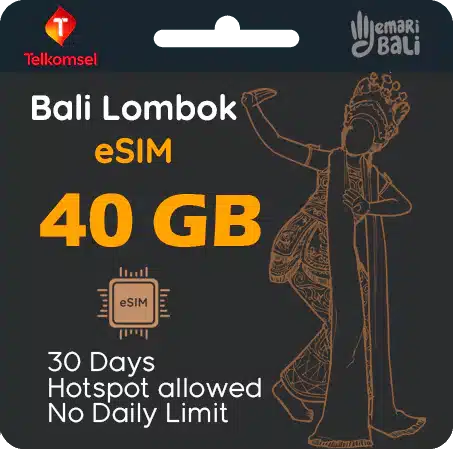 Bali eSIM 40 GB